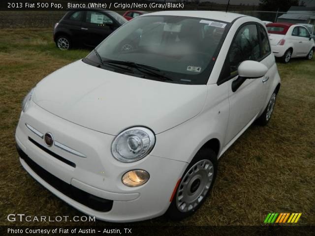 2013 Fiat 500 Pop in Bianco (White)