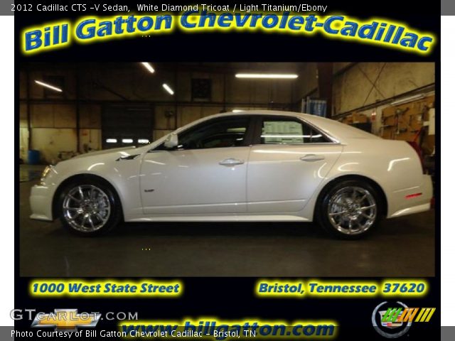 2012 Cadillac CTS -V Sedan in White Diamond Tricoat