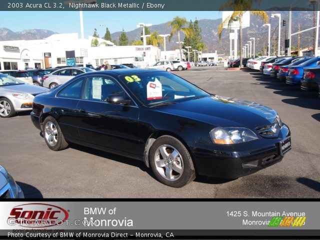 2003 Acura CL 3.2 in Nighthawk Black Metallic