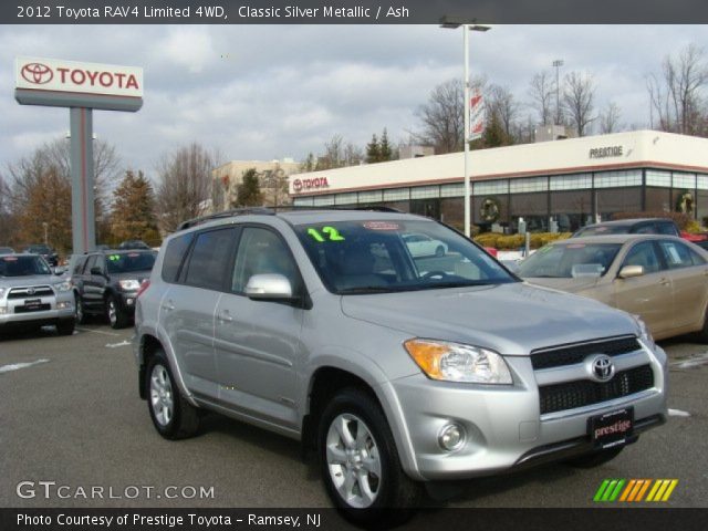 2012 Toyota RAV4 Limited 4WD in Classic Silver Metallic