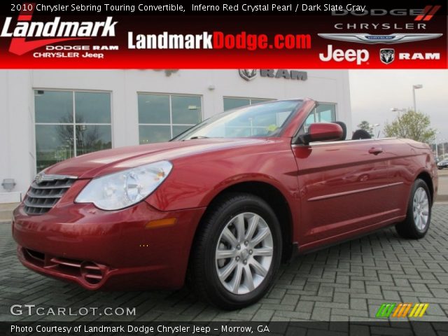 2010 Chrysler Sebring Touring Convertible in Inferno Red Crystal Pearl