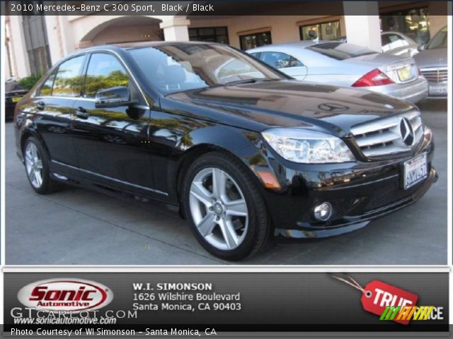 2010 Mercedes-Benz C 300 Sport in Black
