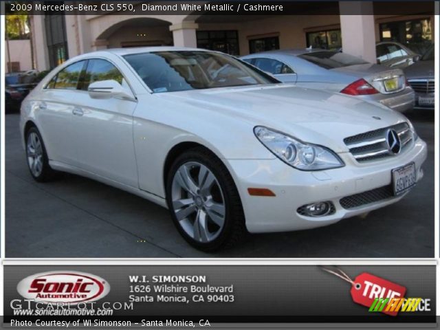 2009 Mercedes-Benz CLS 550 in Diamond White Metallic