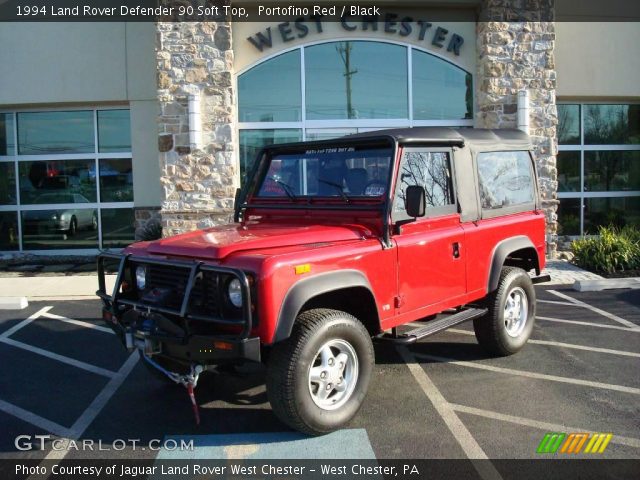 1994 Land Rover Defender 90 Soft Top in Portofino Red