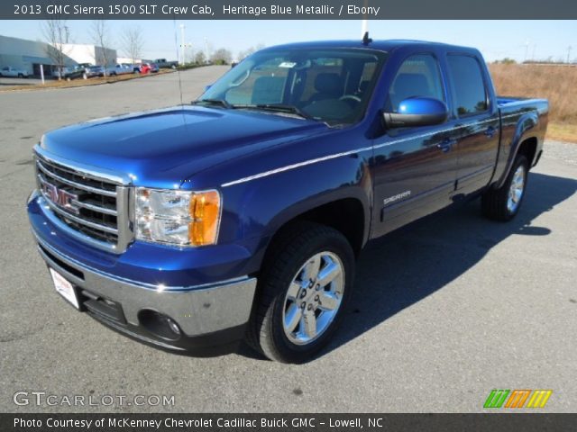 2013 GMC Sierra 1500 SLT Crew Cab in Heritage Blue Metallic