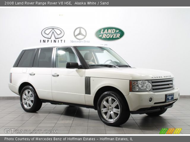2008 Land Rover Range Rover V8 HSE in Alaska White