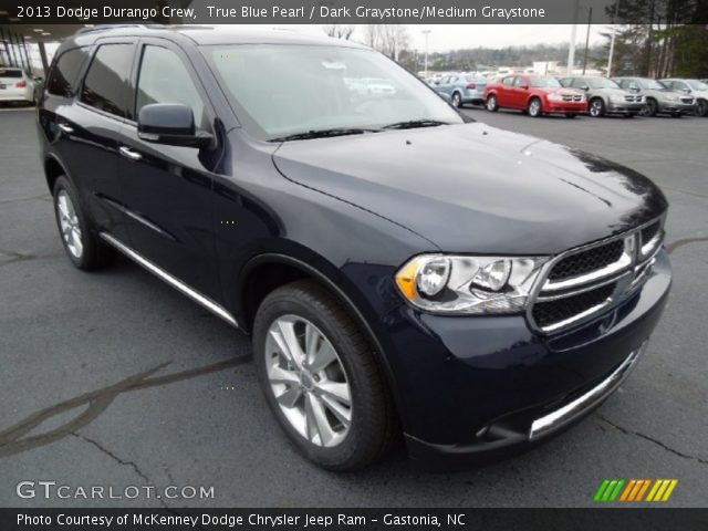 2013 Dodge Durango Crew in True Blue Pearl
