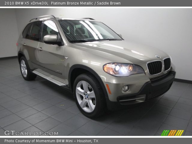 2010 BMW X5 xDrive30i in Platinum Bronze Metallic