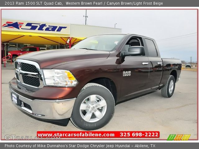 2013 Ram 1500 SLT Quad Cab in Western Brown Pearl