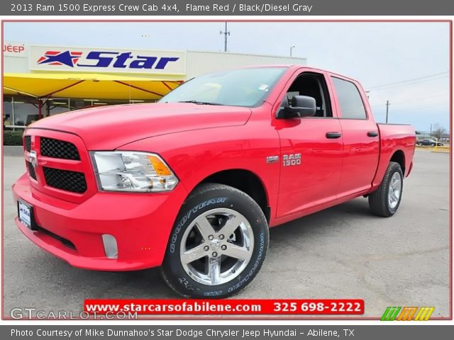 2013 Ram 1500 Express Crew Cab 4x4 in Flame Red