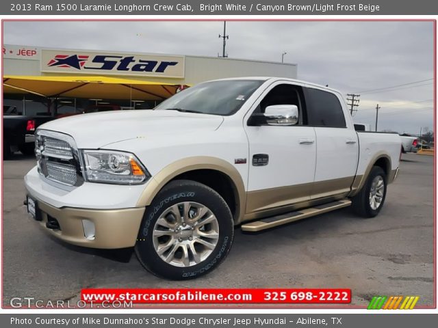 2013 Ram 1500 Laramie Longhorn Crew Cab in Bright White