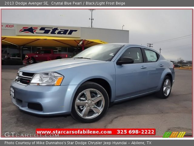 2013 Dodge Avenger SE in Crystal Blue Pearl