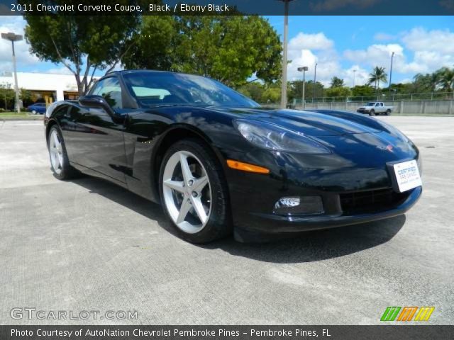 2011 Chevrolet Corvette Coupe in Black