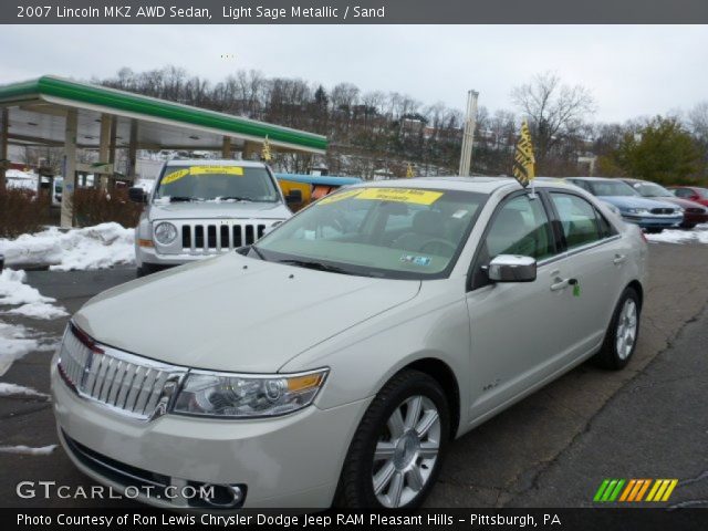 2007 Lincoln MKZ AWD Sedan in Light Sage Metallic