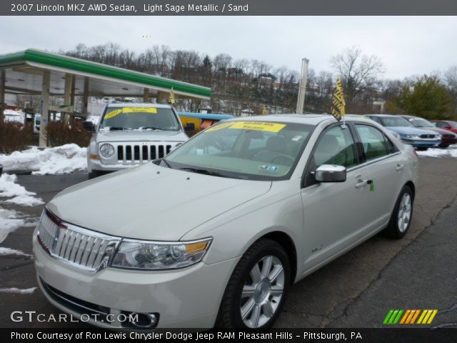 2007 Lincoln MKZ AWD Sedan in Light Sage Metallic