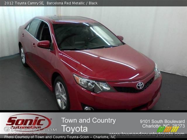 2012 Toyota Camry SE in Barcelona Red Metallic