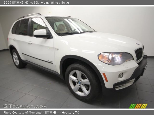 2009 BMW X5 xDrive30i in Alpine White