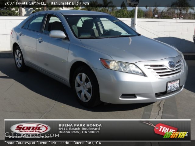 2007 Toyota Camry LE in Titanium Metallic