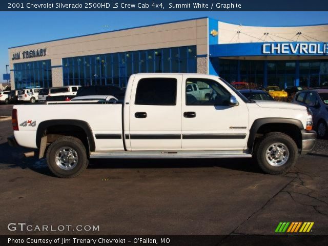 2001 Chevrolet Silverado 2500HD LS Crew Cab 4x4 in Summit White