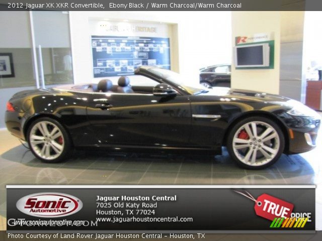 2012 Jaguar XK XKR Convertible in Ebony Black