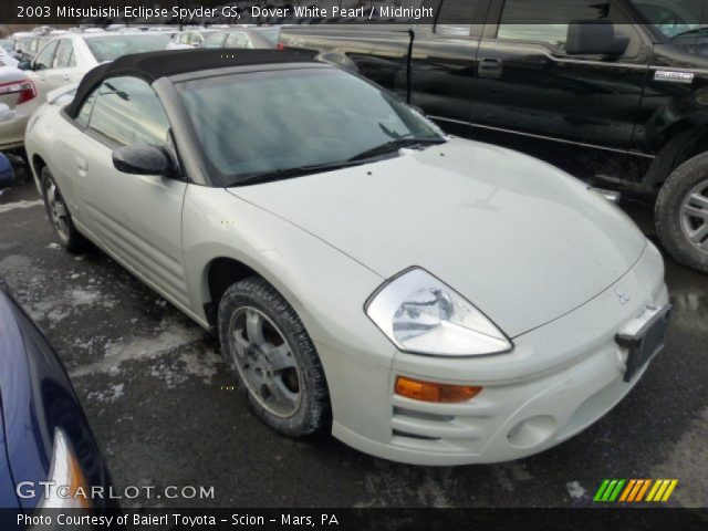 2003 Mitsubishi Eclipse Spyder GS in Dover White Pearl
