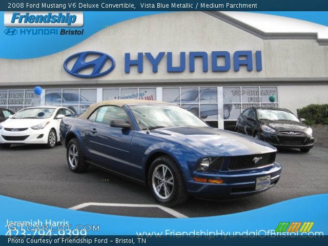 2008 Ford Mustang V6 Deluxe Convertible in Vista Blue Metallic