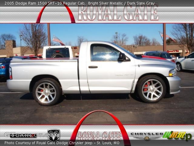 2005 Dodge Ram 1500 SRT-10 Regular Cab in Bright Silver Metallic