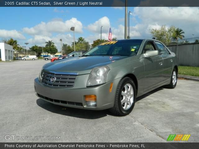 2005 Cadillac CTS Sedan in Silver Green