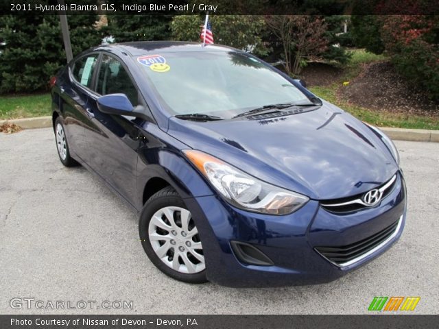 2011 Hyundai Elantra GLS in Indigo Blue Pearl