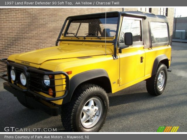 1997 Land Rover Defender 90 Soft Top in AA Yellow