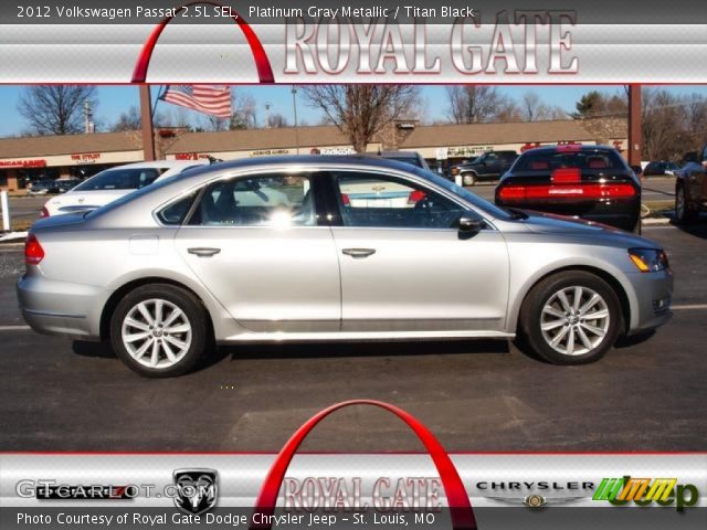 2012 Volkswagen Passat 2.5L SEL in Platinum Gray Metallic