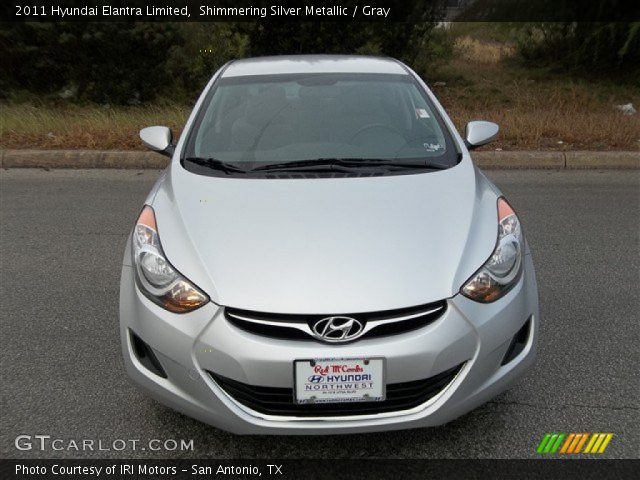 2011 Hyundai Elantra Limited in Shimmering Silver Metallic
