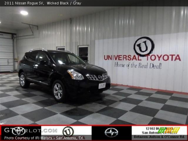 2011 Nissan Rogue SV in Wicked Black