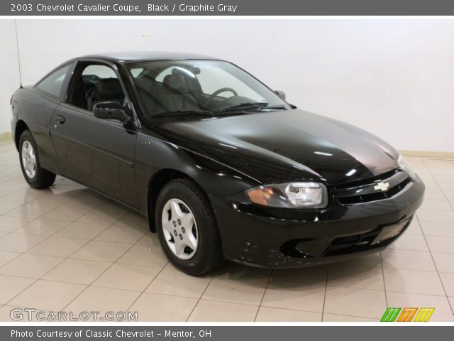 2003 Chevrolet Cavalier Coupe in Black