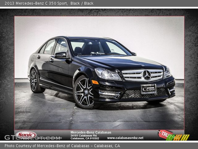 2013 Mercedes-Benz C 350 Sport in Black