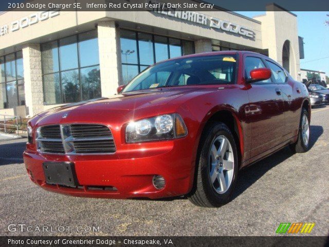 2010 Dodge Charger SE in Inferno Red Crystal Pearl