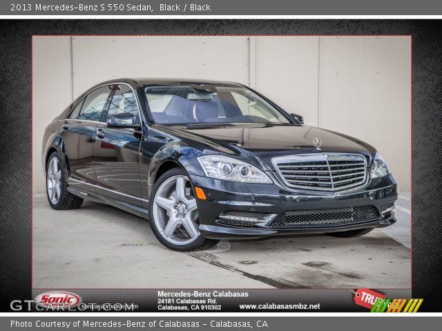 2013 Mercedes-Benz S 550 Sedan in Black
