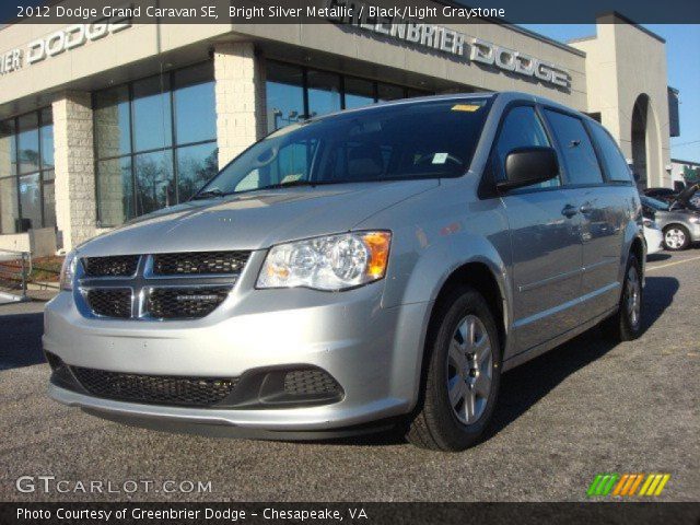 2012 Dodge Grand Caravan SE in Bright Silver Metallic