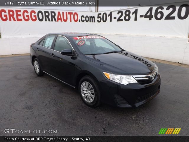 2012 Toyota Camry LE in Attitude Black Metallic