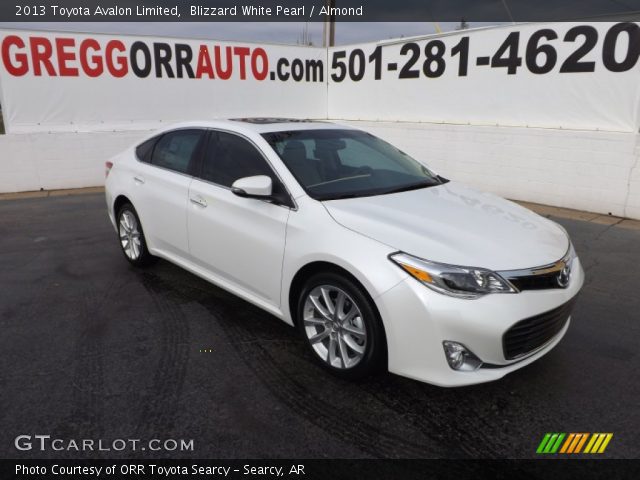 2013 Toyota Avalon Limited in Blizzard White Pearl