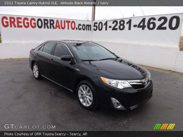 2012 Toyota Camry Hybrid XLE in Attitude Black Metallic
