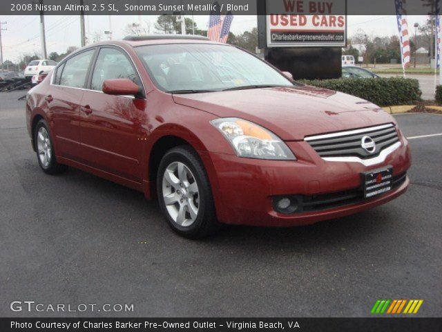 2008 Nissan Altima 2.5 SL in Sonoma Sunset Metallic