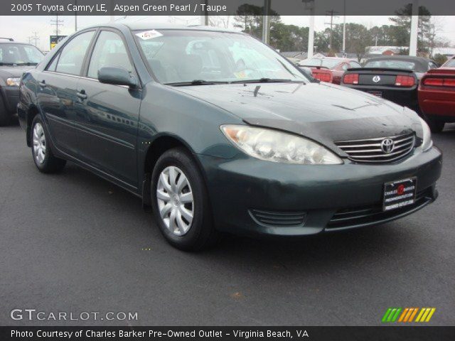 2005 Toyota Camry LE in Aspen Green Pearl