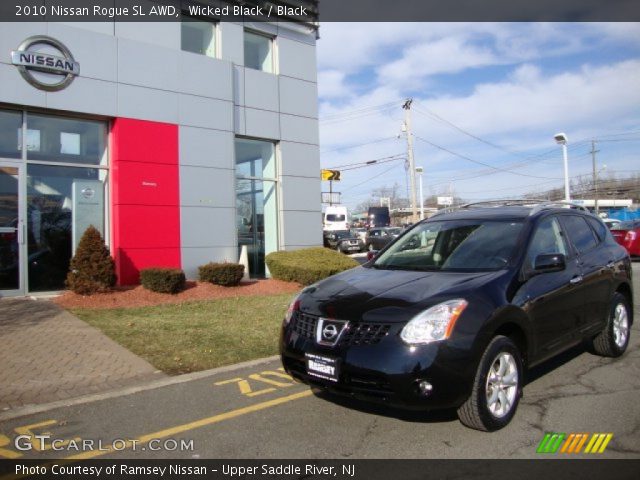 2010 Nissan Rogue SL AWD in Wicked Black