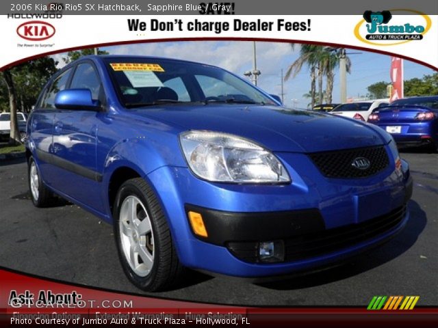 2006 Kia Rio Rio5 SX Hatchback in Sapphire Blue