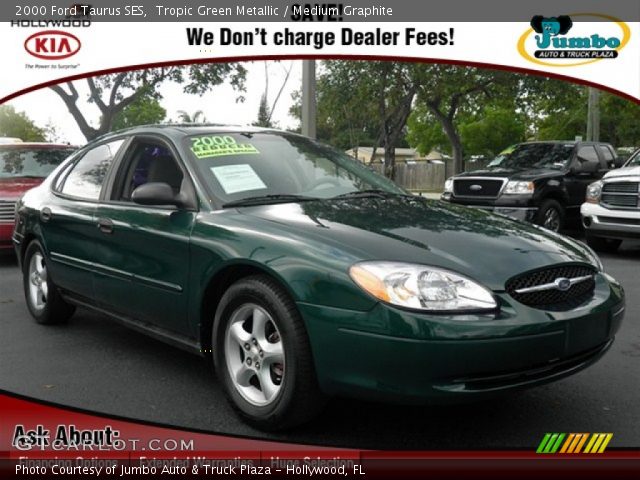 2000 Ford Taurus SES in Tropic Green Metallic