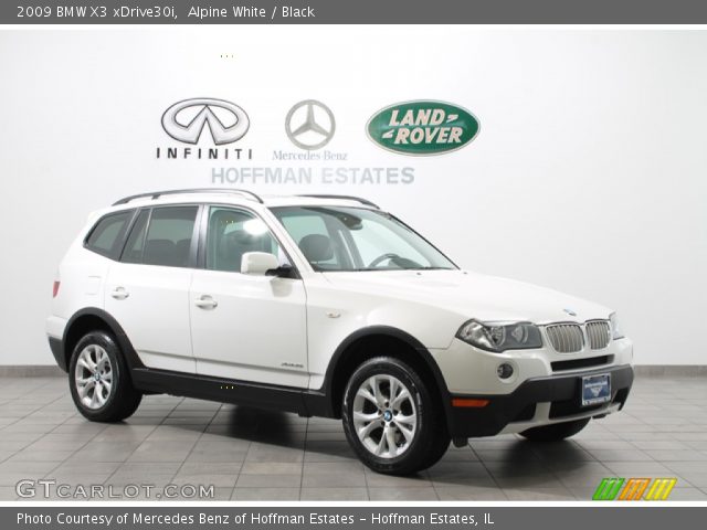 2009 BMW X3 xDrive30i in Alpine White