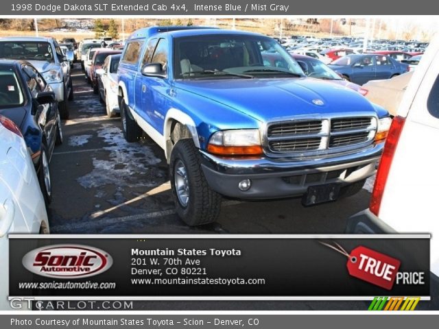 1998 Dodge Dakota SLT Extended Cab 4x4 in Intense Blue