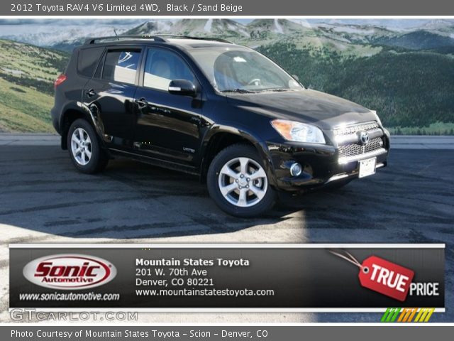 2012 Toyota RAV4 V6 Limited 4WD in Black