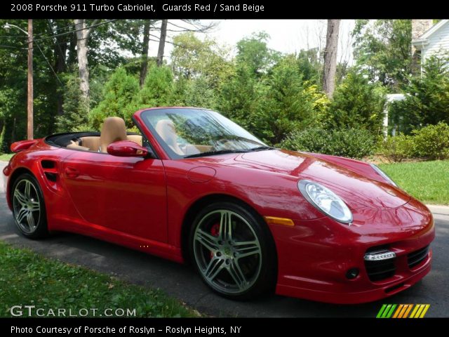 2008 Porsche 911 Turbo Cabriolet in Guards Red